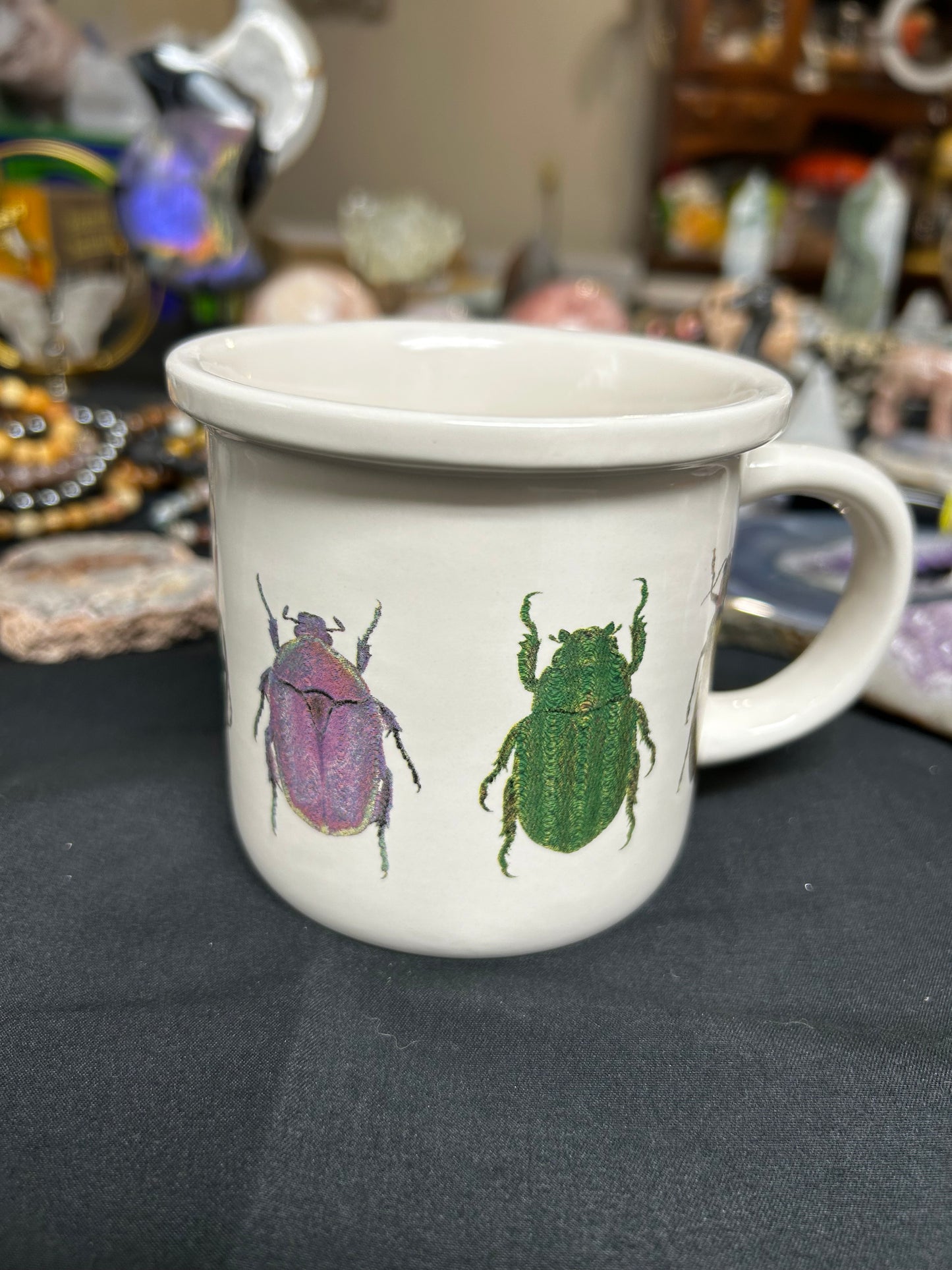 Ceramic Beetle Coffee Mug