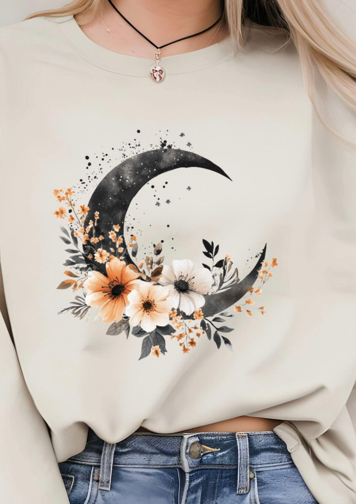 Black celestial moon