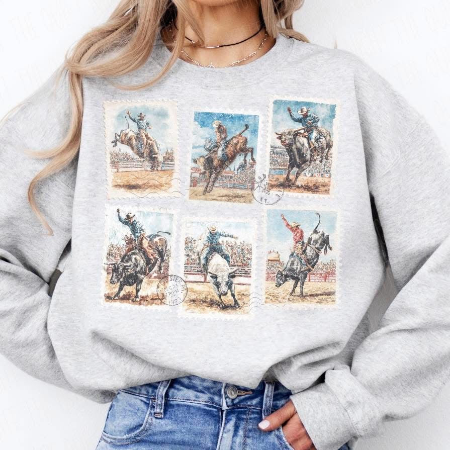 Buckin’ Bull Crewneck