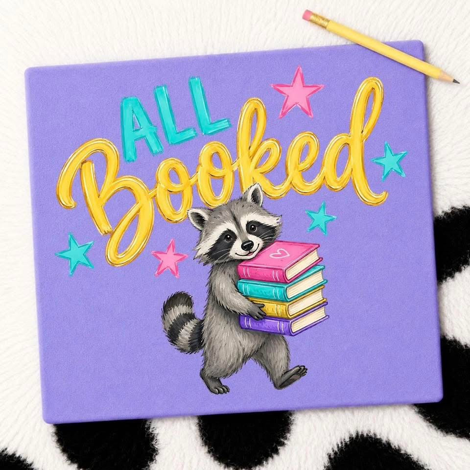All Booked Raccoon