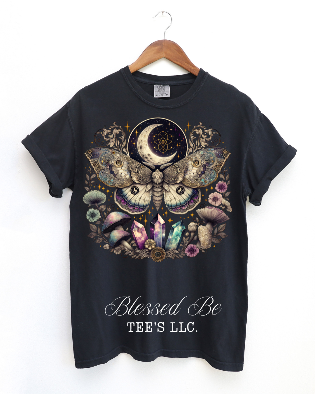 Lunar Moth & Crystals Tee