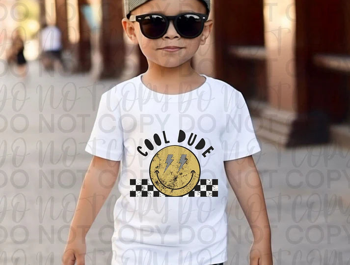 Cool Dude Checkered Smiley