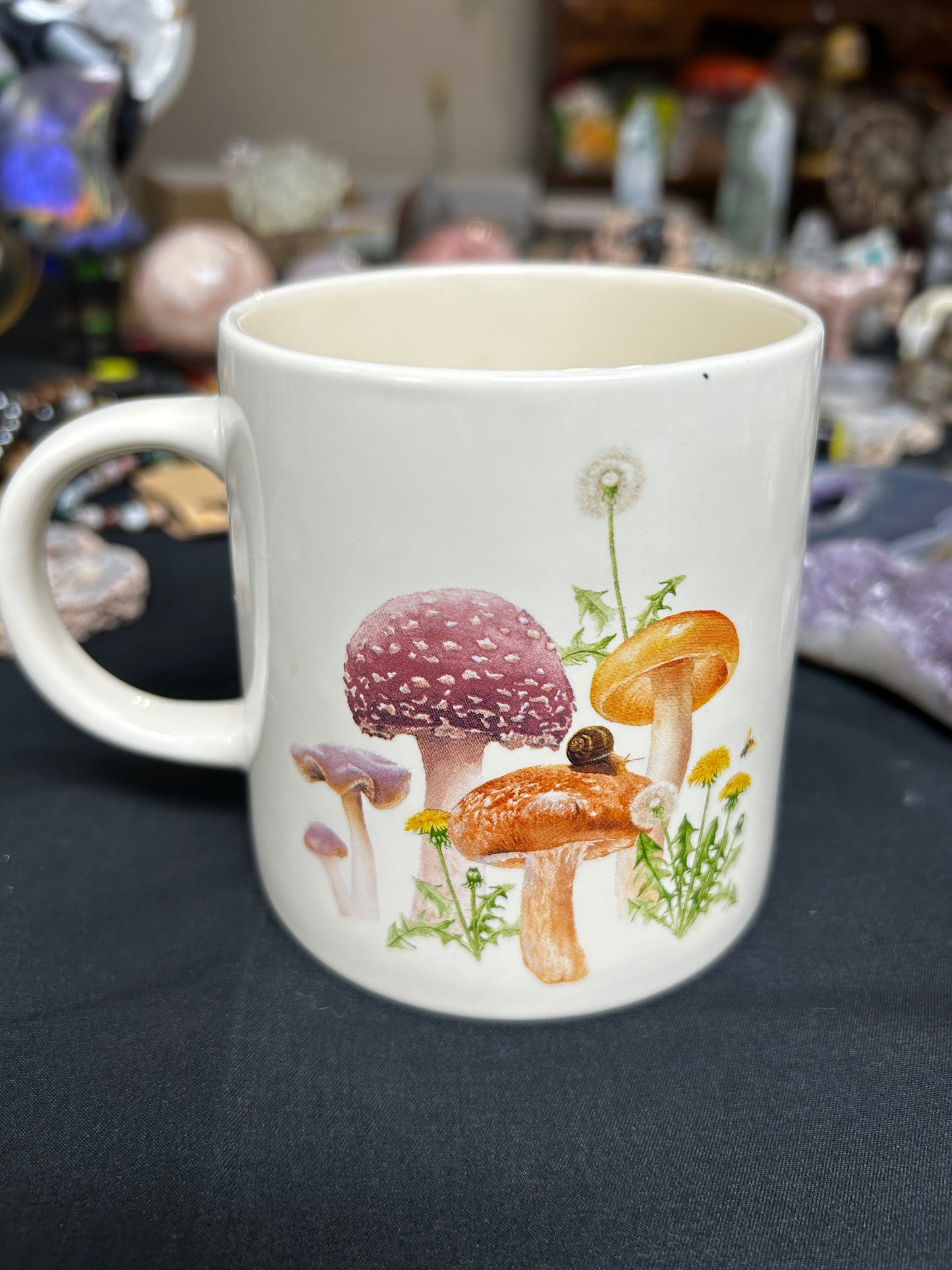 White Ceramic Mushie Mug