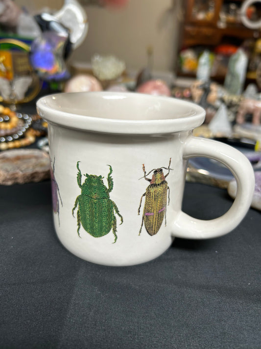 Ceramic Beetle Coffee Mug