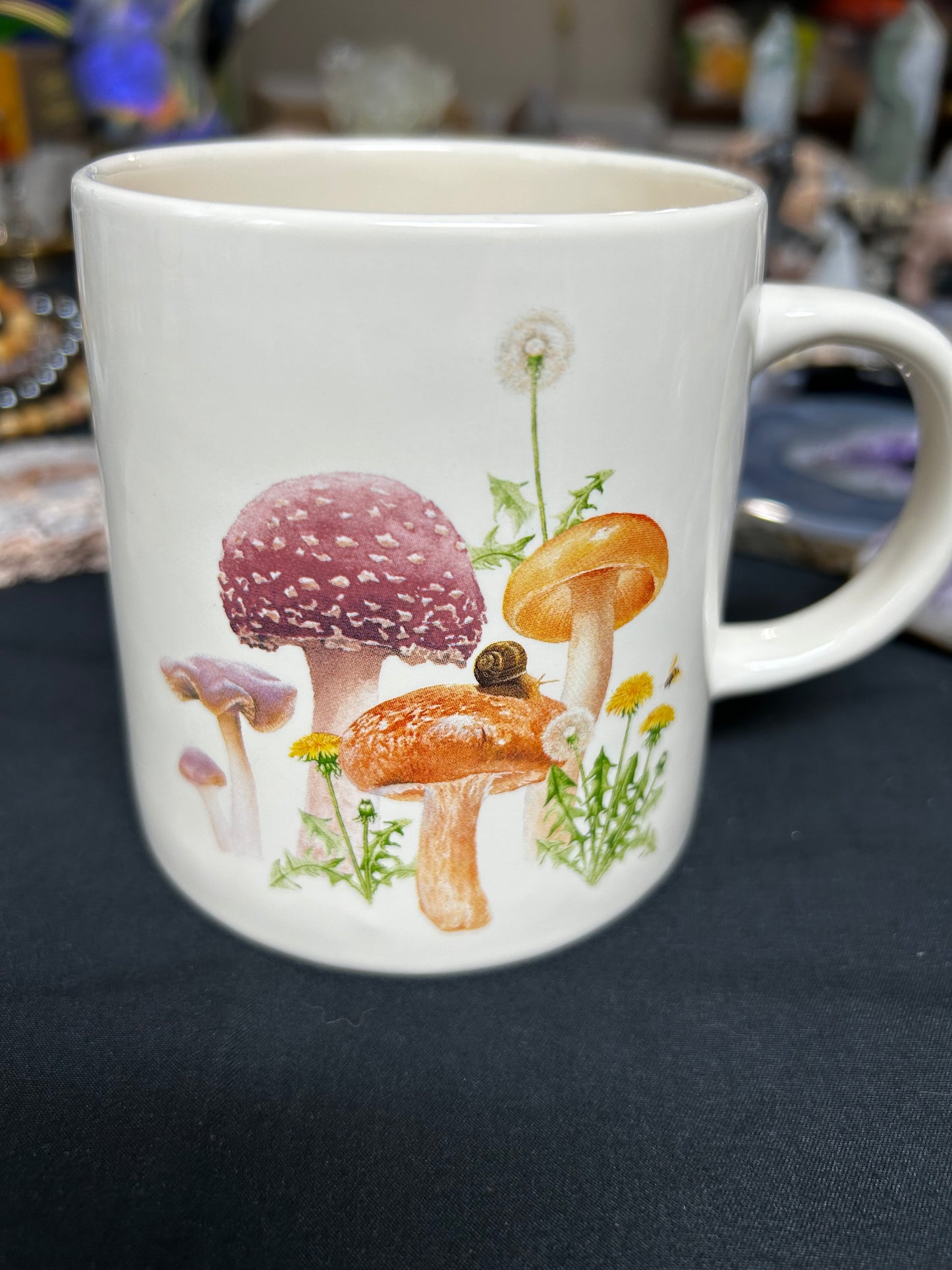 White Ceramic Mushie Mug