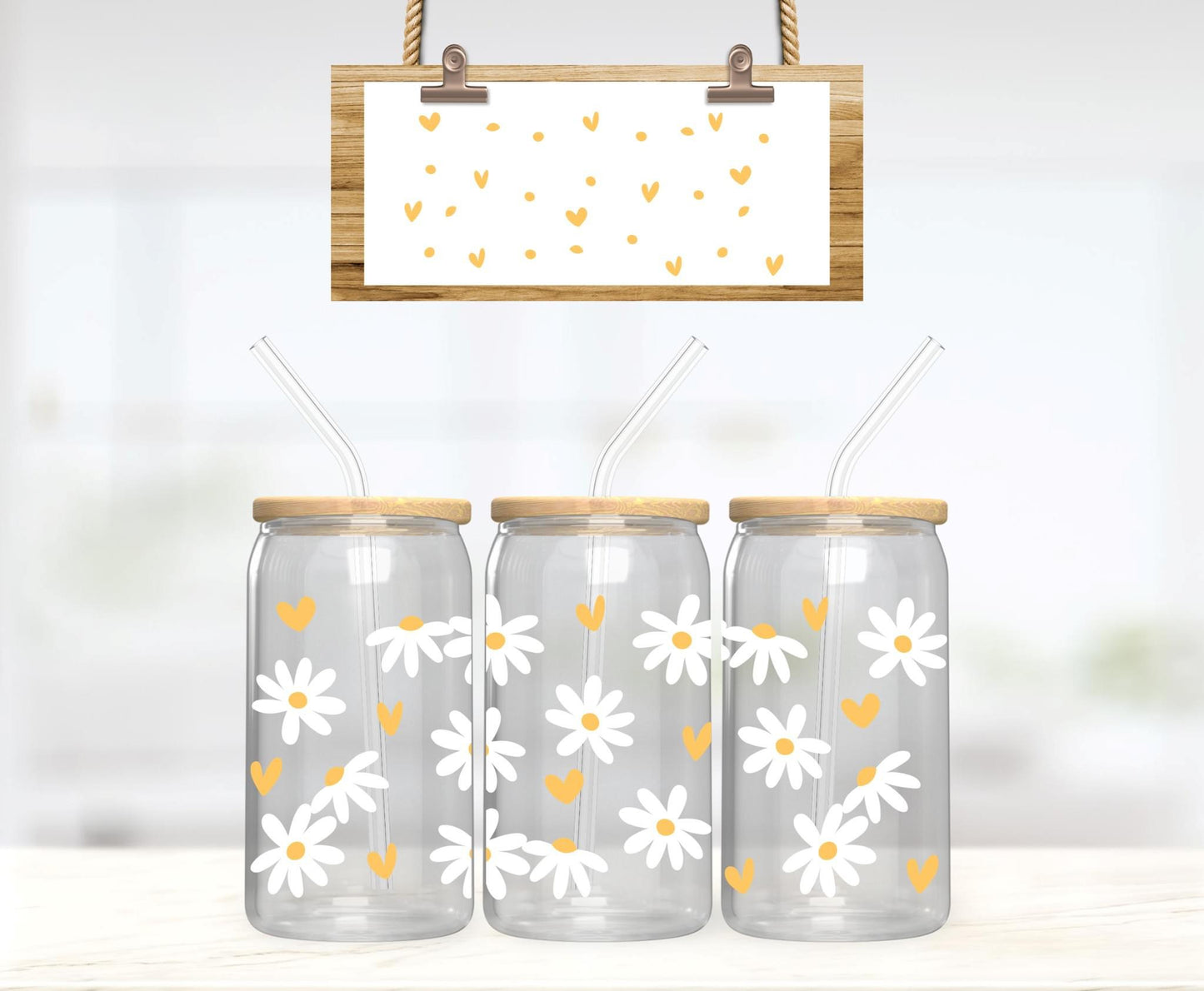 Build A Frosted Glass Mug with UVDTF wrap.