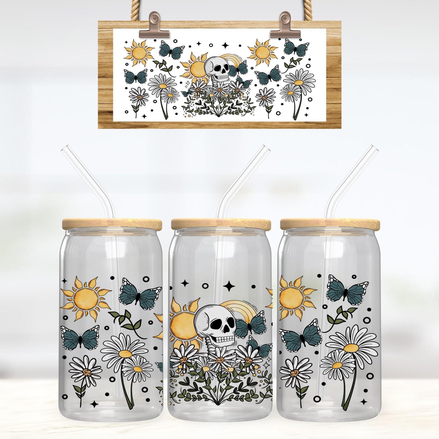 Build A Frosted Glass Mug with UVDTF wrap.