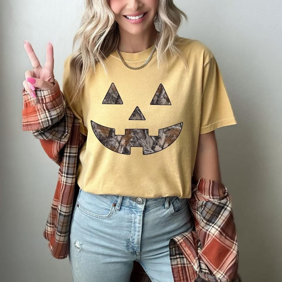 Camo Jack O' Lantern