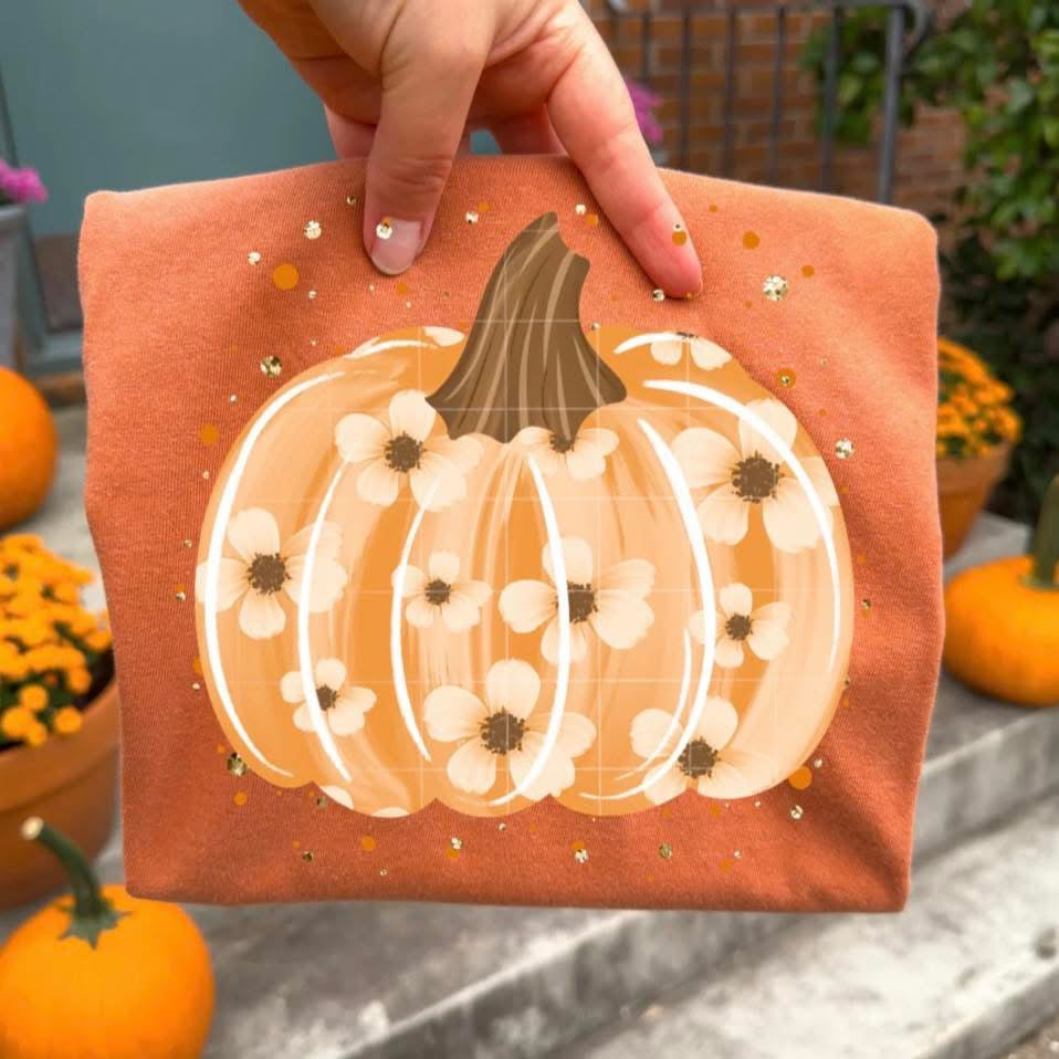 Floral Pumpkin