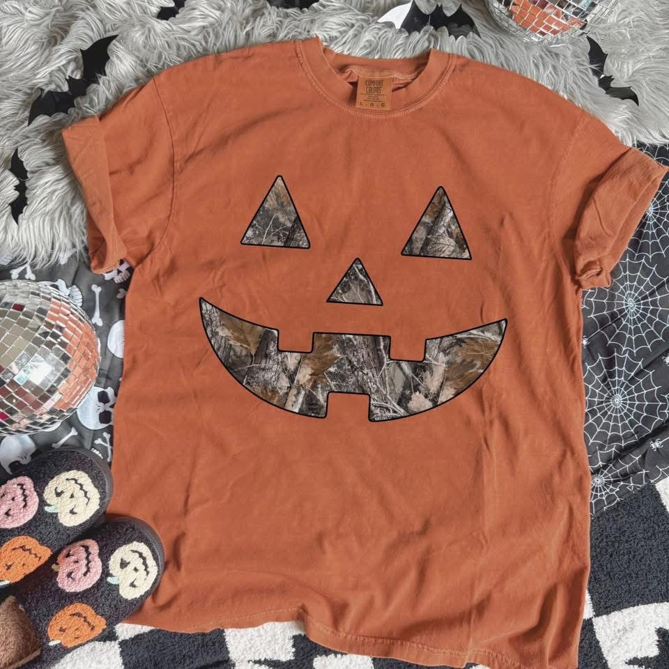 Camo Jack O' Lantern