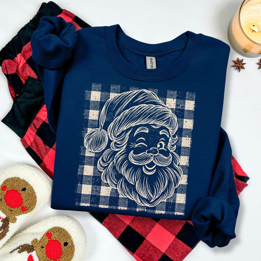 Checkered Santa