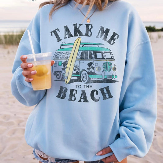 Take Me To The Beach  Crewneck
