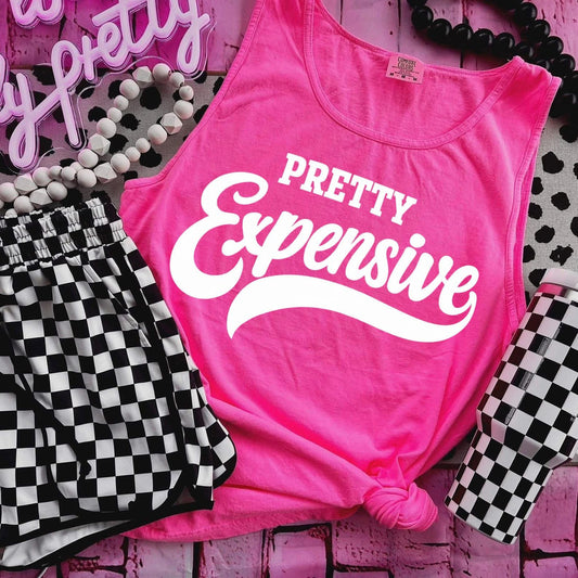 Neon Pink Pretty Expensive Tank