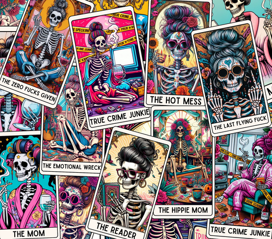 Sarcastic Mama Tarot Card Tumbler