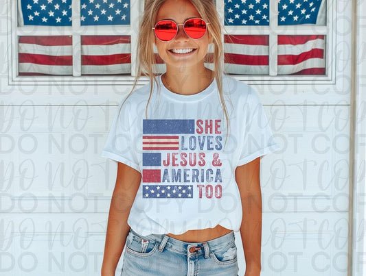 She Loves Jesus And America Too