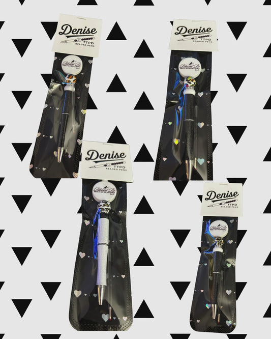 Custom Blessed Be Beaded Pens